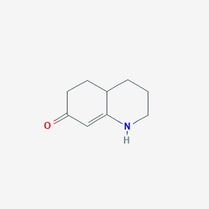 molecular formula C9H13NO B154684 2,3,4,4a,5,6-Hexahydro-7(1H)-quinolinone CAS No. 1971-15-9