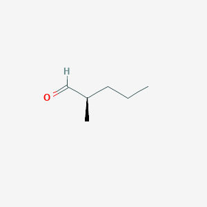 molecular formula C6H12O B15468558 Pentanal, 2-methyl-, (R)- CAS No. 53531-14-9