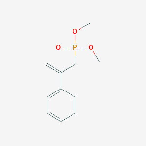 molecular formula C11H15O3P B15468970 Dimethyl (2-phenylprop-2-en-1-yl)phosphonate CAS No. 51875-99-1