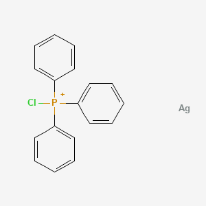 molecular formula C18H15AgClP+ B15469190 Chloro(triphenyl)phosphanium;silver CAS No. 52495-09-7