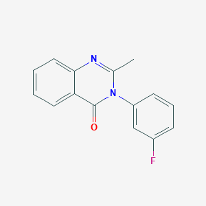 4(3H)-Quinazolinone, 3-(3-fluorophenyl)-2-methyl-
