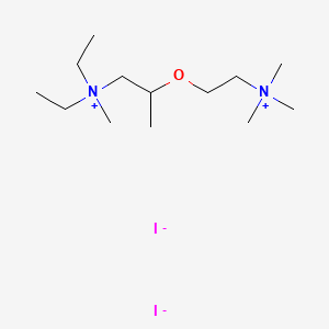molecular formula C13H32I2N2O B15469519 Plegatil CAS No. 53597-29-8