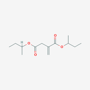 molecular formula C13H22O4 B15469587 Dibutan-2-yl 2-methylidenebutanedioate CAS No. 56525-15-6