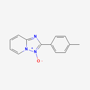 molecular formula C13H11N3O B15469909 [1,2,4]Triazolo[1,5-a]pyridine, 2-(4-methylphenyl)-, 3-oxide CAS No. 54215-25-7