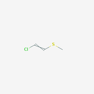 molecular formula C3H5ClS B15470012 Ethene, 1-chloro-2-(methylthio)-, (Z)- CAS No. 53715-35-8