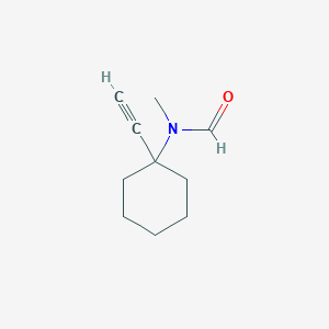 molecular formula C10H15NO B15470475 N-(1-Ethynylcyclohexyl)-N-methylformamide CAS No. 54044-10-9