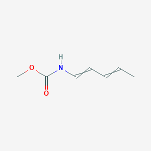 molecular formula C7H11NO2 B15470536 Methyl penta-1,3-dien-1-ylcarbamate CAS No. 53106-72-2