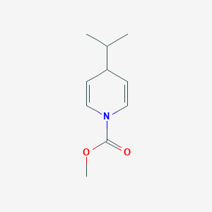 molecular formula C10H15NO2 B15470578 Methyl 4-(propan-2-yl)pyridine-1(4H)-carboxylate CAS No. 54732-52-4