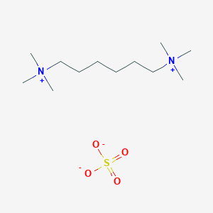 molecular formula C12H30N2O4S B15470598 Trimethyl-[6-(trimethylazaniumyl)hexyl]azanium;sulfate CAS No. 49719-74-6
