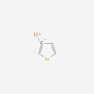 molecular formula C4H3LiSe B15470745 lithium;3H-selenophen-3-ide CAS No. 53258-65-4