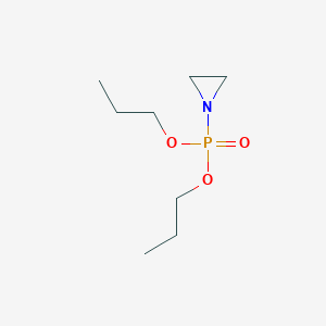 molecular formula C8H18NO3P B15470789 Dipropyl aziridin-1-ylphosphonate CAS No. 42564-16-9
