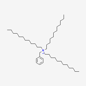 molecular formula C43H82N+ B15470803 N-Benzyl-N,N-didodecyldodecan-1-aminium CAS No. 47849-15-0