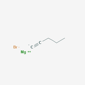 molecular formula C5H7BrMg B15470812 Magnesium, bromo-1-pentynyl- CAS No. 41246-05-3