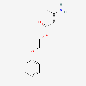 molecular formula C12H15NO3 B15470825 2-Phenoxyethyl 3-aminobut-2-enoate CAS No. 52937-93-6