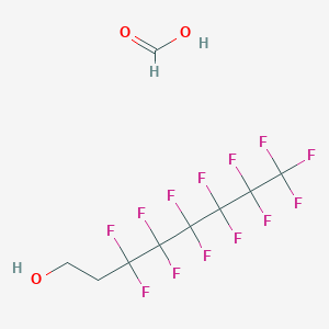 molecular formula C9H7F13O3 B15470833 Formic acid;3,3,4,4,5,5,6,6,7,7,8,8,8-tridecafluorooctan-1-ol CAS No. 53488-23-6