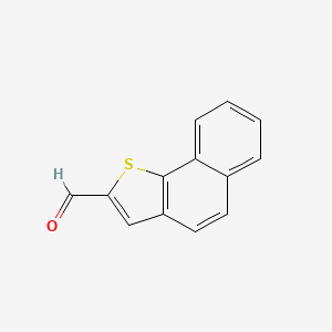 molecular formula C13H8OS B15470840 Naphtho[1,2-B]thiophene-2-carbaldehyde CAS No. 51925-22-5