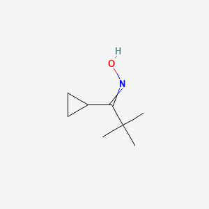 molecular formula C8H15NO B15470841 N-(1-Cyclopropyl-2,2-dimethylpropylidene)hydroxylamine CAS No. 54187-41-6