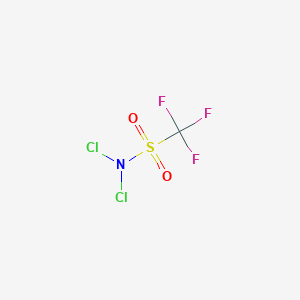 molecular formula CCl2F3NO2S B15470874 N,N-Dichloro-1,1,1-trifluoromethanesulfonamide CAS No. 54285-45-9