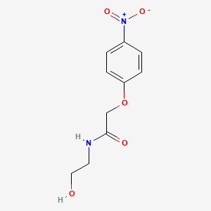 molecular formula C10H12N2O5 B15470897 N-(2-hydroxyethyl)-2-(4-nitrophenoxy)acetamide CAS No. 52547-52-1
