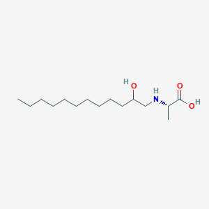 molecular formula C15H31NO3 B15470923 n-(2-Hydroxydodecyl)-l-alanine CAS No. 51776-86-4