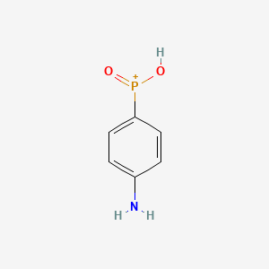 molecular formula C6H7NO2P+ B15470927 Phosphinic acid, (4-aminophenyl)- CAS No. 52500-62-6