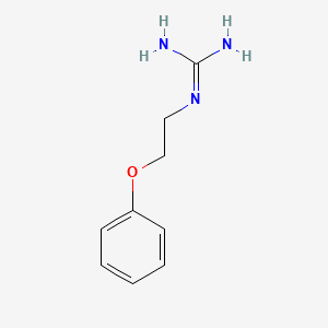 molecular formula C9H13N3O B15470955 Guanidine, (2-phenoxyethyl)- CAS No. 46231-41-8