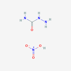 molecular formula CH6N4O4 B15470962 Nitric acid--hydrazinecarboxamide (1/1) CAS No. 50917-68-5