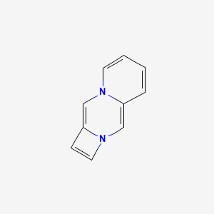 molecular formula C10H8N2 B15470991 Azeto[1,2-A]pyrido[1,2-D]pyrazine CAS No. 49688-89-3