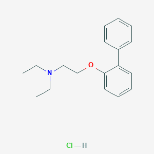 molecular formula C18H24ClNO B154710 N,N-diethyl-2-(2-phenylphenoxy)ethanamine hydrochloride CAS No. 1734-91-4