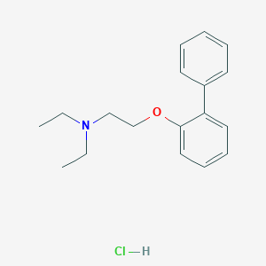 molecular formula C18H24ClNO B154710 2-(2-Biphenylyloxy)triethylamine hydrochloride CAS No. 1734-91-4