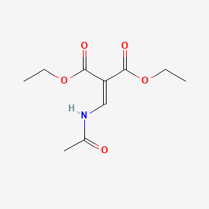 molecular formula C10H15NO5 B15471088 Diethyl [(acetylamino)methylidene]propanedioate CAS No. 53676-35-0