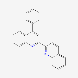 molecular formula C24H16N2 B15471141 4-Phenyl-2,2'-biquinoline CAS No. 51265-25-9
