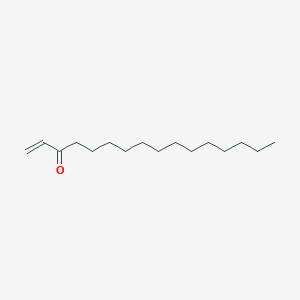 molecular formula C16H30O B15471188 1-Hexadecen-3-one CAS No. 42459-63-2