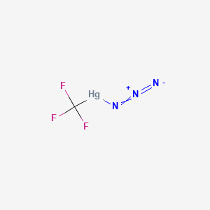 molecular formula CF3HgN3 B15471319 Mercury, azido(trifluoromethyl)- CAS No. 51353-52-7