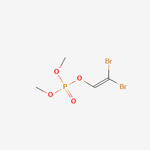 molecular formula C4H7Br2O4P B15471327 Phosphoric acid, 2,2-dibromovinyl dimethyl ester CAS No. 40805-93-4