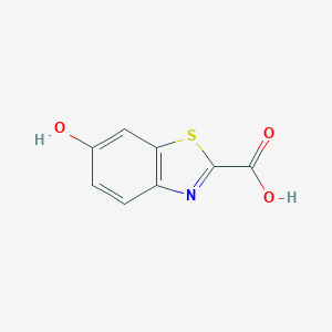 molecular formula C8H5NO3S B154714 6-Hydroxy-1,3-benzothiazole-2-carboxylic acid CAS No. 129058-50-0