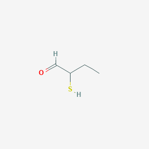 molecular formula C4H8OS B15471605 Butanal, 2-mercapto- CAS No. 53101-85-2