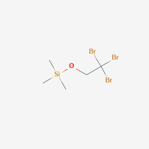 molecular formula C5H11Br3OSi B15471695 Trimethyl(2,2,2-tribromoethoxy)silane CAS No. 41262-39-9