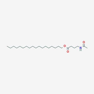 molecular formula C24H47NO3 B15471797 Octadecyl 4-acetamidobutanoate CAS No. 52558-66-4