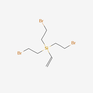 molecular formula C8H15Br3Si B15471842 Tris(2-bromoethyl)(ethenyl)silane CAS No. 51664-48-3
