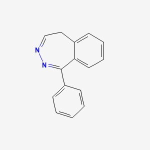 molecular formula C15H12N2 B15471844 1-Phenyl-5H-2,3-benzodiazepine CAS No. 52095-33-7