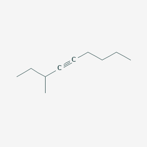 molecular formula C10H18 B15471846 3-Methylnon-4-yne CAS No. 42049-50-3