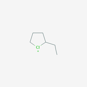 molecular formula C6H12Cl+ B15471859 2-Ethylchlorolan-1-ium CAS No. 50635-32-0