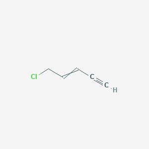 molecular formula C5H5Cl B15471956 5-Chloropent-3-EN-1-yne CAS No. 52062-21-2