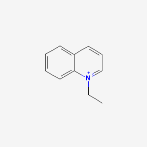 molecular formula C11H12N+ B15471982 1-Ethylquinolinium CAS No. 48122-97-0