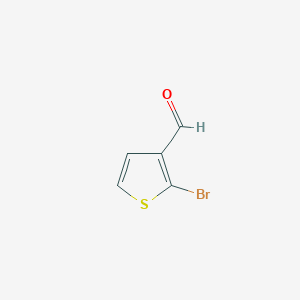 molecular formula C5H3BrOS B154720 2-Bromothiophene-3-carbaldehyde CAS No. 1860-99-7