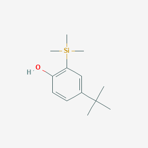 molecular formula C13H22OSi B15472083 4-tert-Butyl-2-(trimethylsilyl)phenol CAS No. 50738-39-1