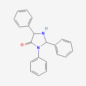 molecular formula C21H18N2O B15472111 2,3,5-Triphenylimidazolidin-4-one CAS No. 50530-26-2