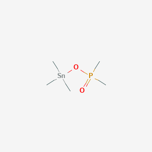 molecular formula C5H15O2PSn B15472153 Dimethyl(oxo)[(trimethylstannyl)oxy]-lambda~5~-phosphane CAS No. 44823-74-7
