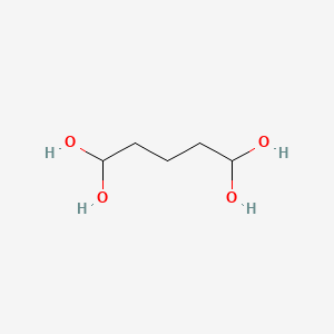 molecular formula C5H12O4 B15472197 Pentane-1,1,5,5-tetraol CAS No. 51052-02-9